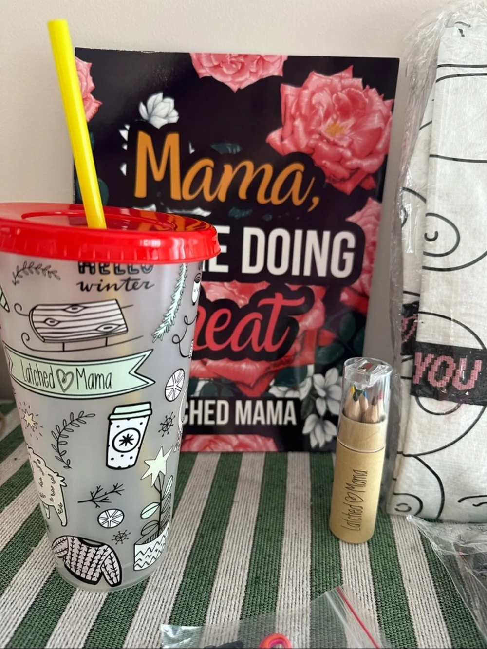 Latched Mama 'You've Got This' White Mom Gift Tote Bundle